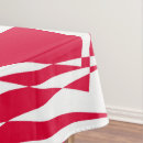 Search for red and white tablecloths Abstract
