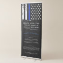 Search for police banners Thin blue line