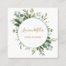 Search for eucalyptus business cards Botanical
