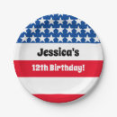 Search for red and blue paper plates United states of america