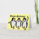 Search for funny penguin birthday cards Cute