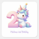 Search for 2nd birthday girl stickers Purple