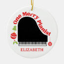 Search for keyboard christmas tree decorations Pianist
