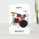 Search for drummer birthday cards Adult