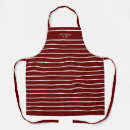 Search for dark red aprons Elegant