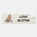 Search for sloth bumper stickers Wildlife