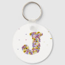 Search for letter j key rings Flowers