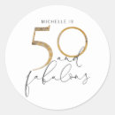 Search for 50 year old birthday stickers Gold