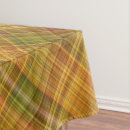 Search for orange plaid tablecloths Country