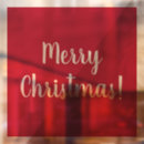 Search for merry christmas window decals Red