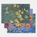 Search for claude monet painting wrapping paper Flowers