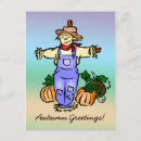 Search for scarecrows postcards Pumpkins