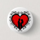 Search for romantic heart badges Valentines