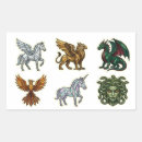 Search for mythical creatures stickers Pegasus