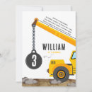 Search for construction crane invitations Cute