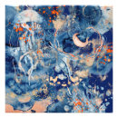 Search for navy blue and orange posters Watercolor