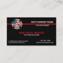 Search for firefighter business cards Modern