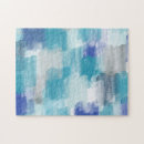 Search for colourful watercolor art puzzles Blue