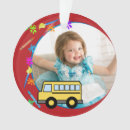 Search for school bus christmas tree decorations Kindergarten