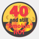 Search for happy 40th stickers Milestone
