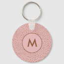 Search for brown monogram key rings Minimalist
