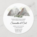 Search for mountain range wedding invitations Elegant
