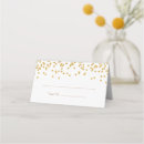 Search for gold confetti place cards Glitter