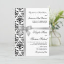 Search for silver and black wedding invitations Pattern