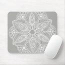 Search for grey background mouse mats Flower
