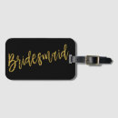 Search for bridesmaid luggage tags Gold