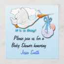 Search for expectation baby shower invitations Stork