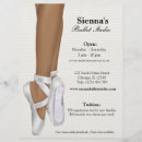 Search for recital flyers Ballerina