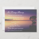 Search for sunset memorial invitations Celebration of life