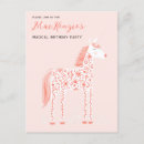 Search for unicorn party postcards Magical