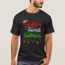 Search for christmas bartender tshirts This