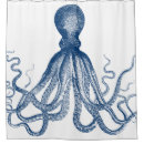 Search for squid shower curtains Nautical