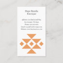 Search for aztec business cards Bohemian