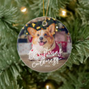 Search for couple with dog christmas tree decorations Puppy
