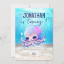 Search for octopus invitations Watercolor