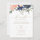 Search for he or she invitations Pink blue