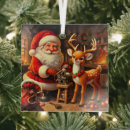 Search for whimsical reindeer christmas tree decorations Classic