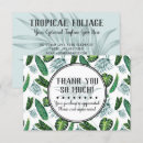 Search for leaf thank invitations Modern elegant