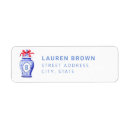 Search for red white and blue return address labels Chic