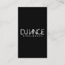 Search for dj business cards Elegant