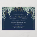 Search for dark blue wedding invitations Chic
