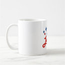 Search for red white and blue design mugs 4th of july