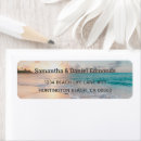 Search for beach wedding return address labels Nautical
