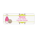 Search for bowling return address labels Pink