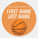 Search for orange basketball stickers Kids