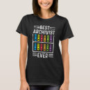 Search for archivists shortsleeve womens tshirts Historian